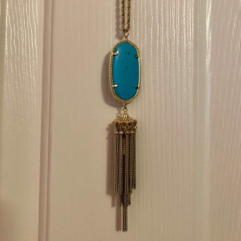 Kendra Scott Rayne Necklace- Turquoise